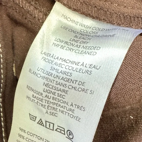 MAEVE Anthropologie Curve Cuddle Pants Dark Brown Ballon Barrel Leg Size 4 - Picture 7 of 8